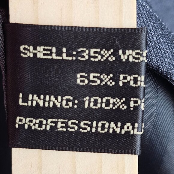 Giani Franco Mens 44R Suit Jacket Dk Gray Vertical Pin Striped Super Fine Yarn - Picture 8 of 16